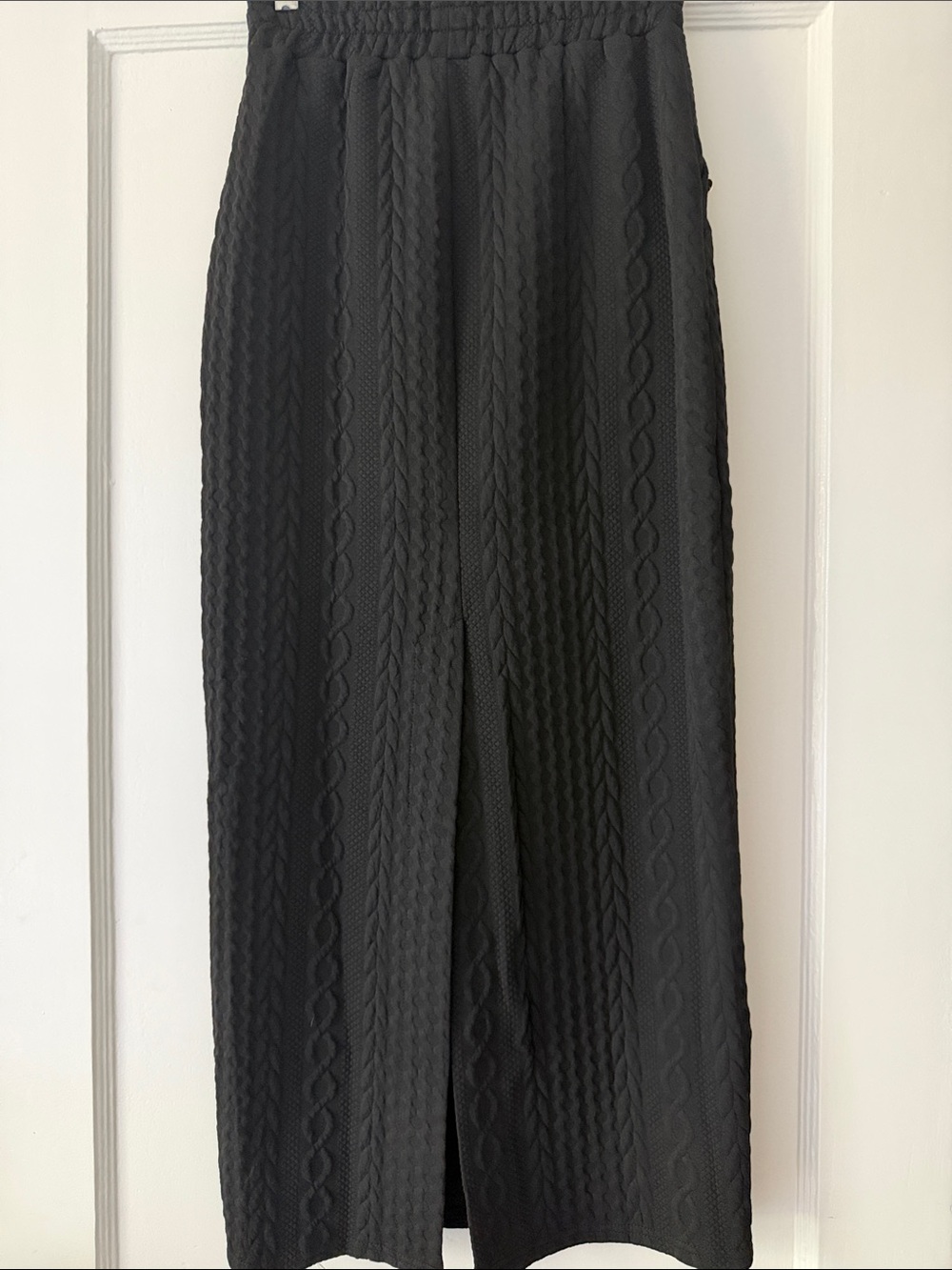 Maxi Cable Knit Skirt - Picture 6 of 13